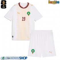Maglie da calcio Marocco Youssef En-Nesyri #19 Seconda Maglia Bambino Mondiali 2026  Manica Corta (+ Pantaloni corti)